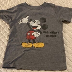 Disney Gray Mickey Mouse Graphic T-Shirt